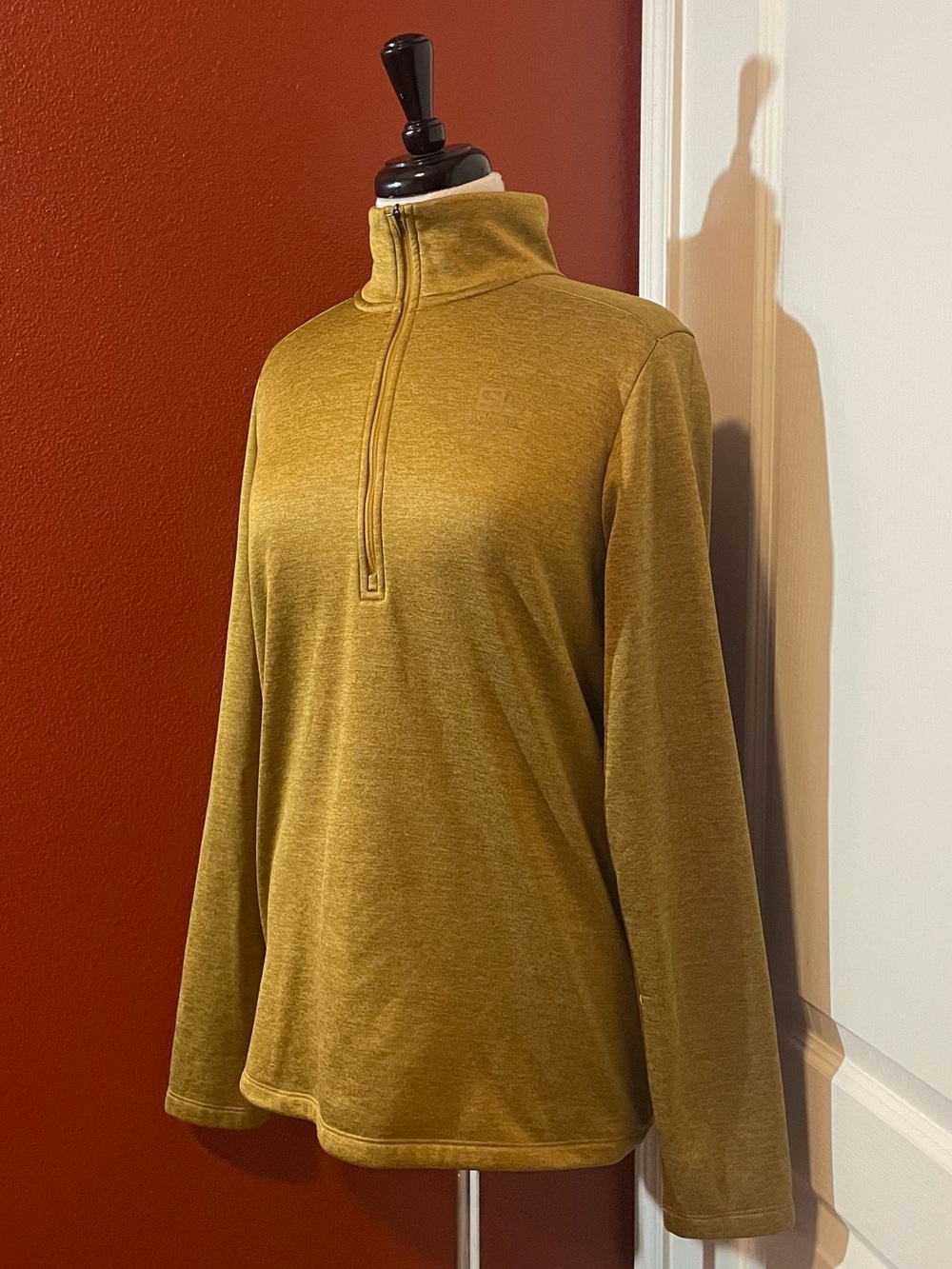 Salomon‎ Men’s Essential Transition Half Zip Lightwarm Fleece Running Jacket